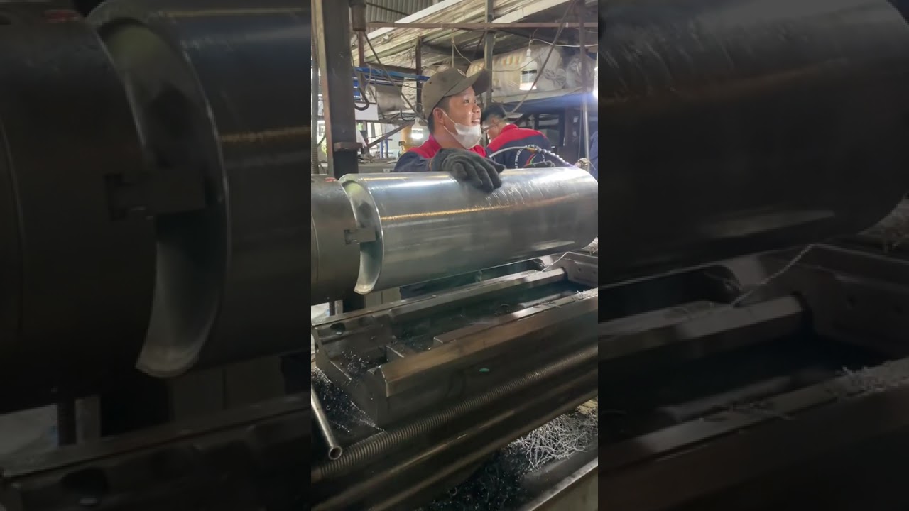 Con lăn chủ động siêu to Ae thợ Việt Thống cân được hết nha Quý Vị