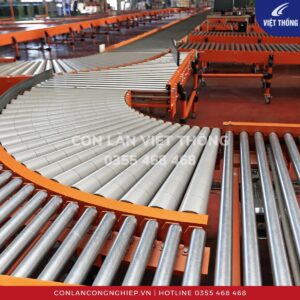 băng tải con lăn chuyển hướng