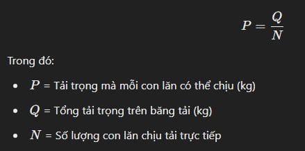 Công thức tỉnh tải trọng con lăn 1