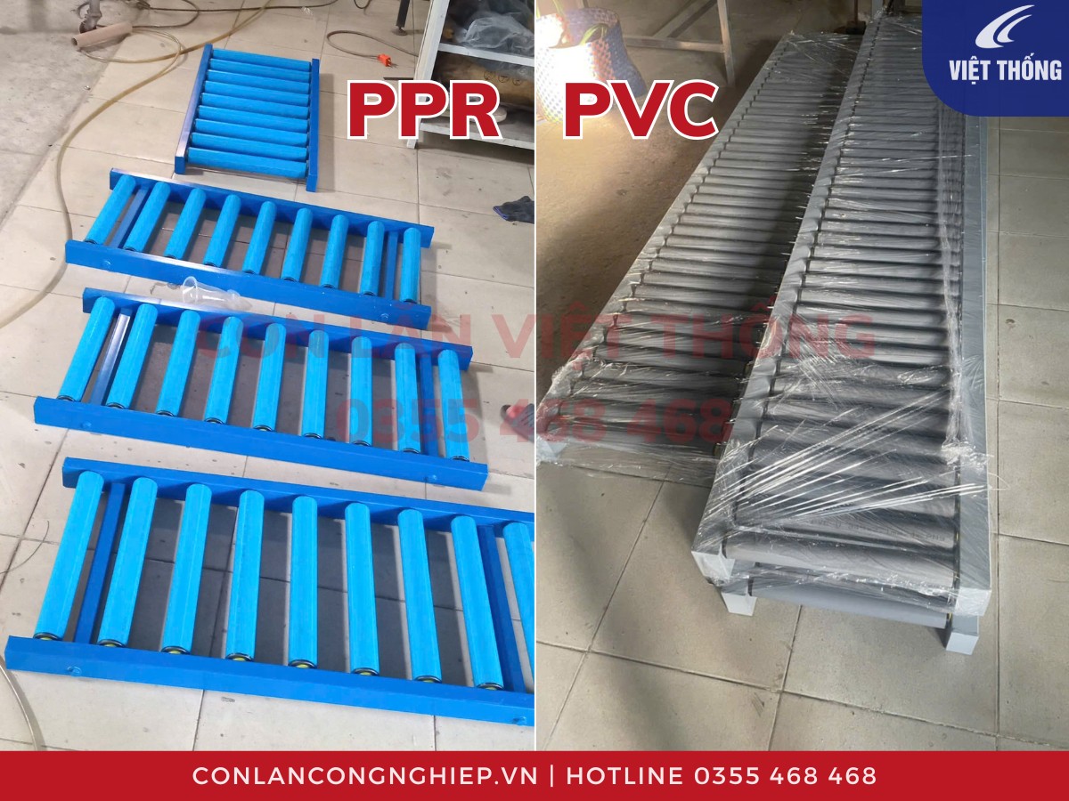Thang con lăn nhựa PPR và PVC