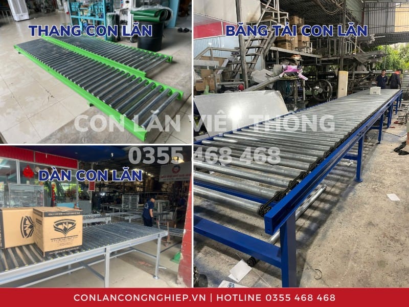 Ứng dụng con lăn thép