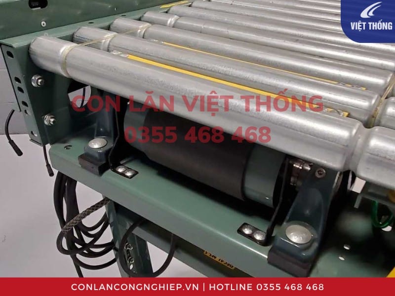 Băng tải con lăn có rãnh