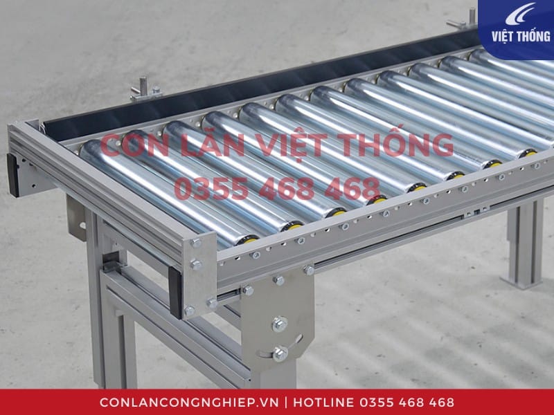 Băng tải con lăn nhôm