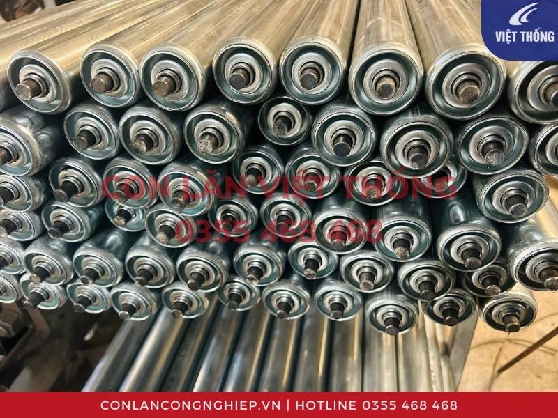 Con lăn thép cốc bi sắt