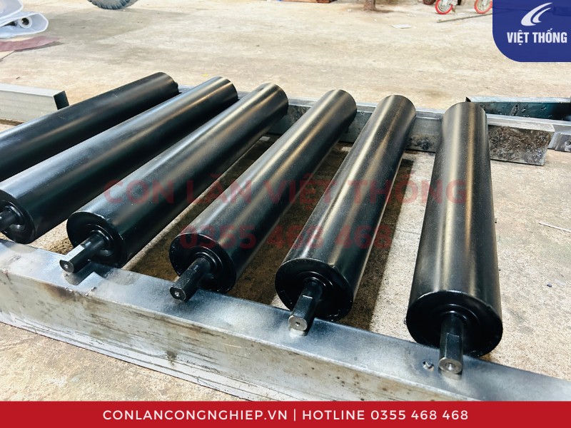 Con lăn thép phay 2 đầu trục