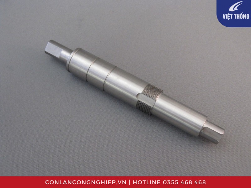 Trục con lăn với nhiều chi tiết phức tạp