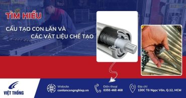 Cáu tạo con lăn và các vật liệu chế tạo con lăn